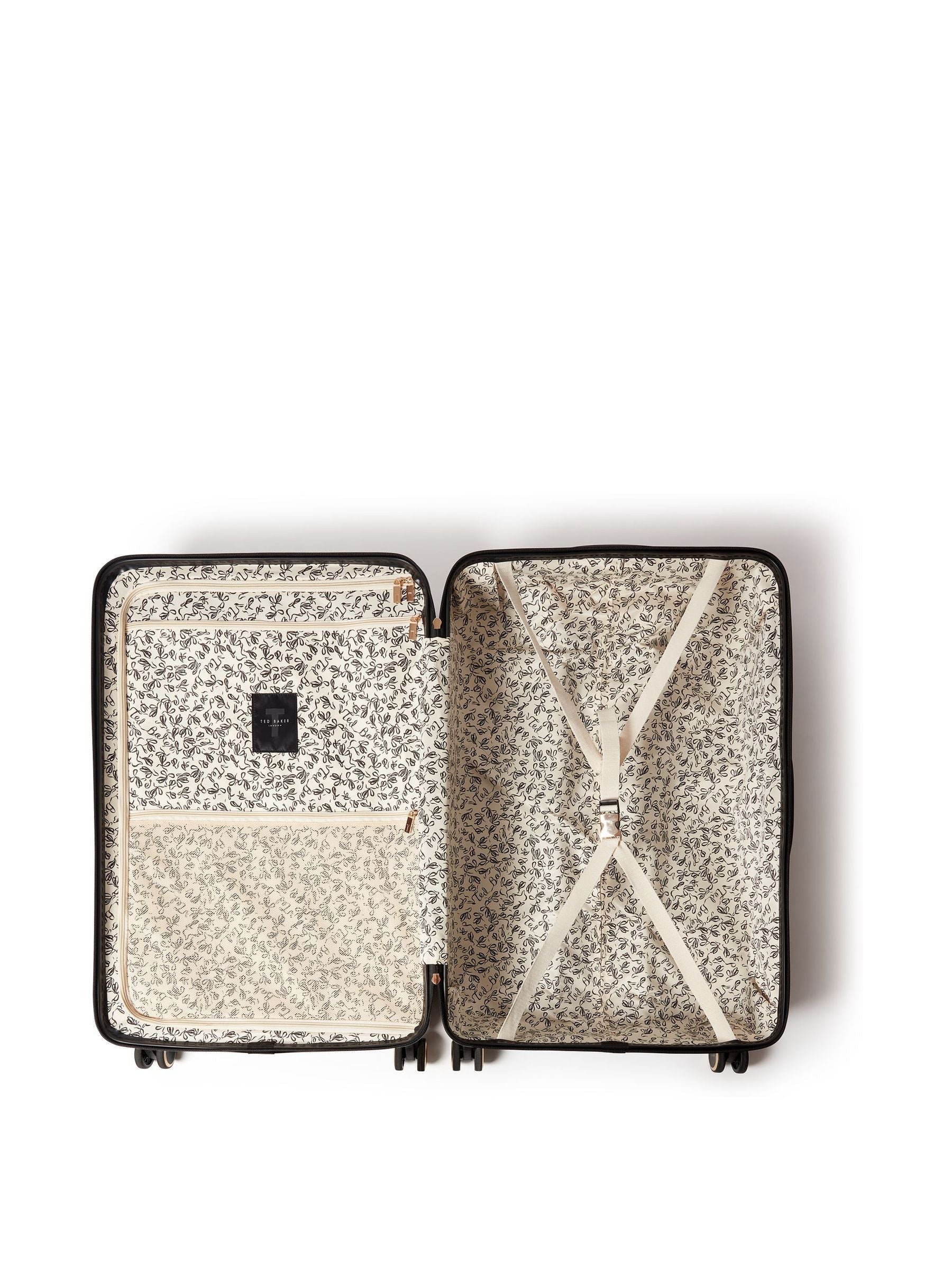 Ted Baker croc embossed large suitcase, UK version