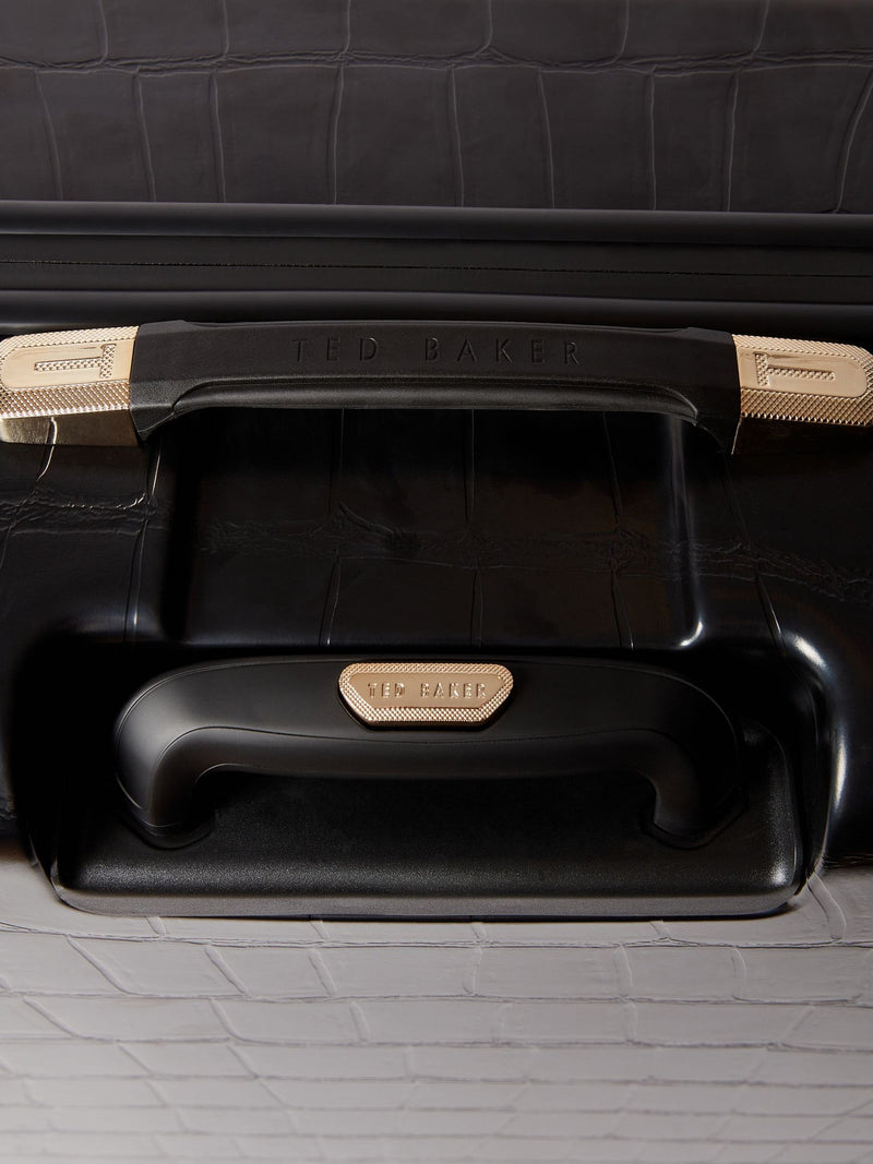 Ted Baker croc embossed large suitcase, UK version