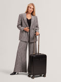 Ted Baker Black Icon Croc Cabin Case