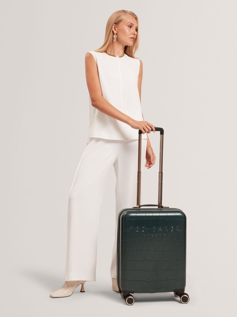 Ted Baker Green Icon Croc Cabin Case