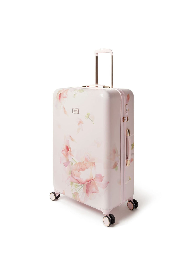 Ted Baker pink Magnolia Bloom large suitcase, UK version