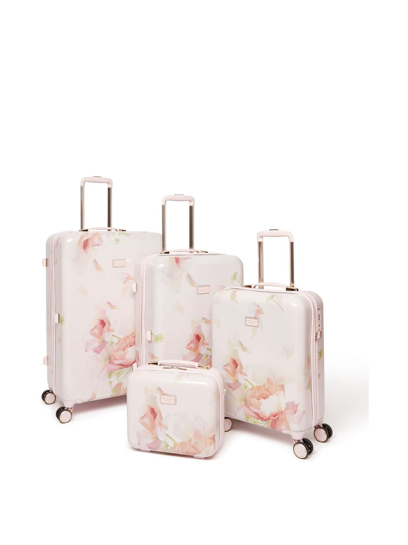 Ted Baker pink Magnolia Bloom large suitcase, UK version