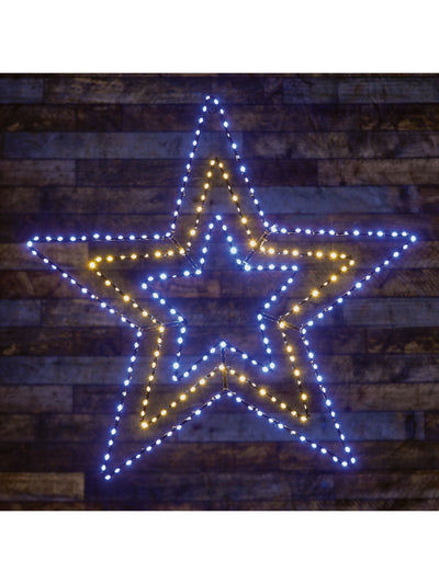 Next Premier Decorations Ltd Flashing Flexibright Star with 248 LEDs 79 x 76cm- Buy online at McGrocer