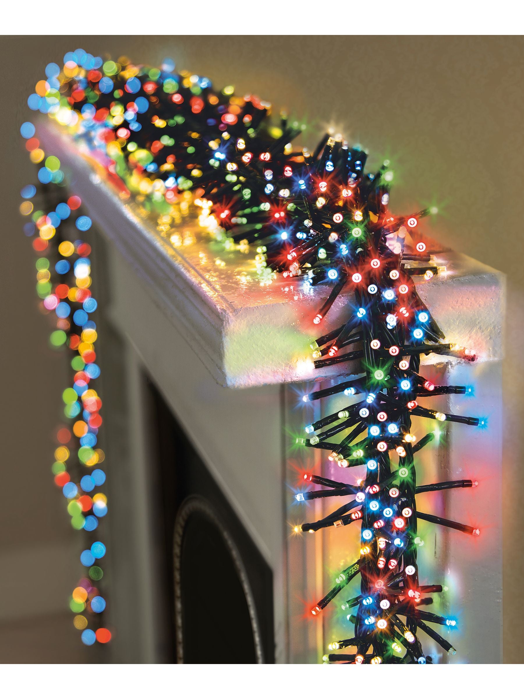 Premier Decorations LED cluster lights multiaction 1440, imported from the UK