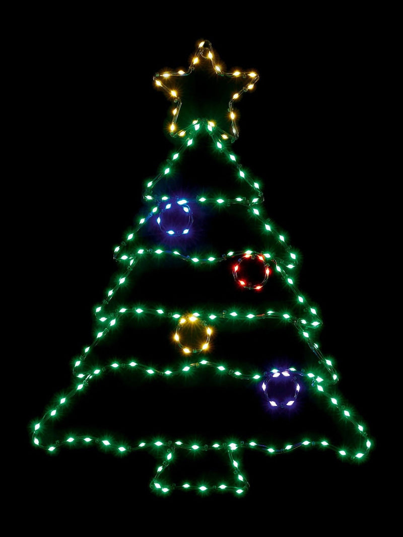 Premier Decorations twinkling Flexibrights Christmas tree decoration 60x46cm - British product