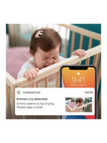 Hubble SkyVision AI Pro baby monitor with crib mount - British product