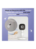 Hubble SkyVision AI Pro baby monitor with crib mount - British product