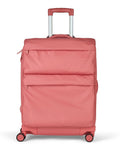 Rock Luggage Juniper medium suitcase in coral orange, UK version