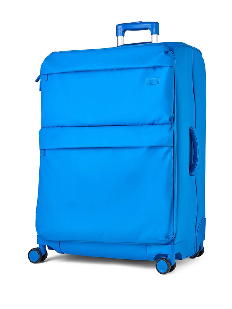 Rock Blue Juniper large suitcase, durable TPU polyester (British brand)