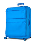 Rock Blue Juniper large suitcase, durable TPU polyester (British brand)