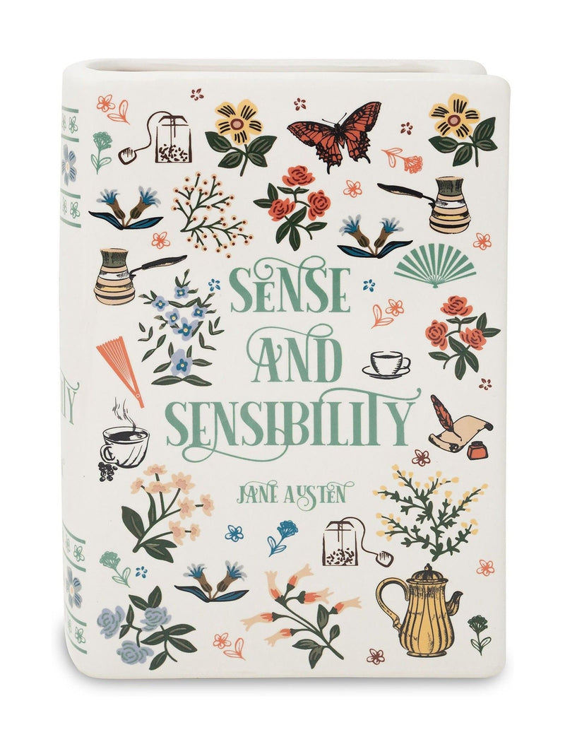 Steel Mill and Co. ceramic book vase Sense and Sensibility (British brand)