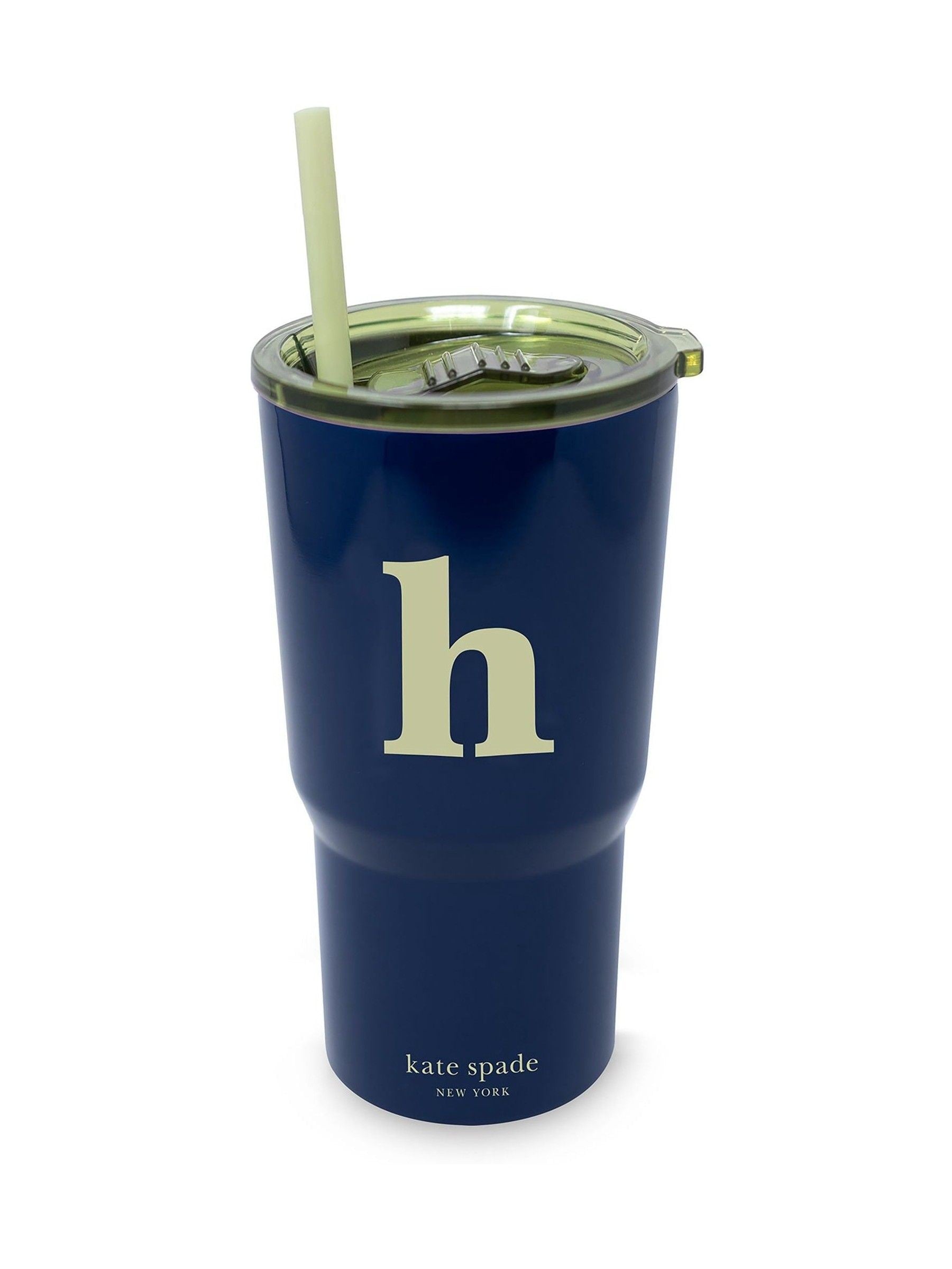 Kate Spade initial monogram tumbler 20 oz, imported from the UK