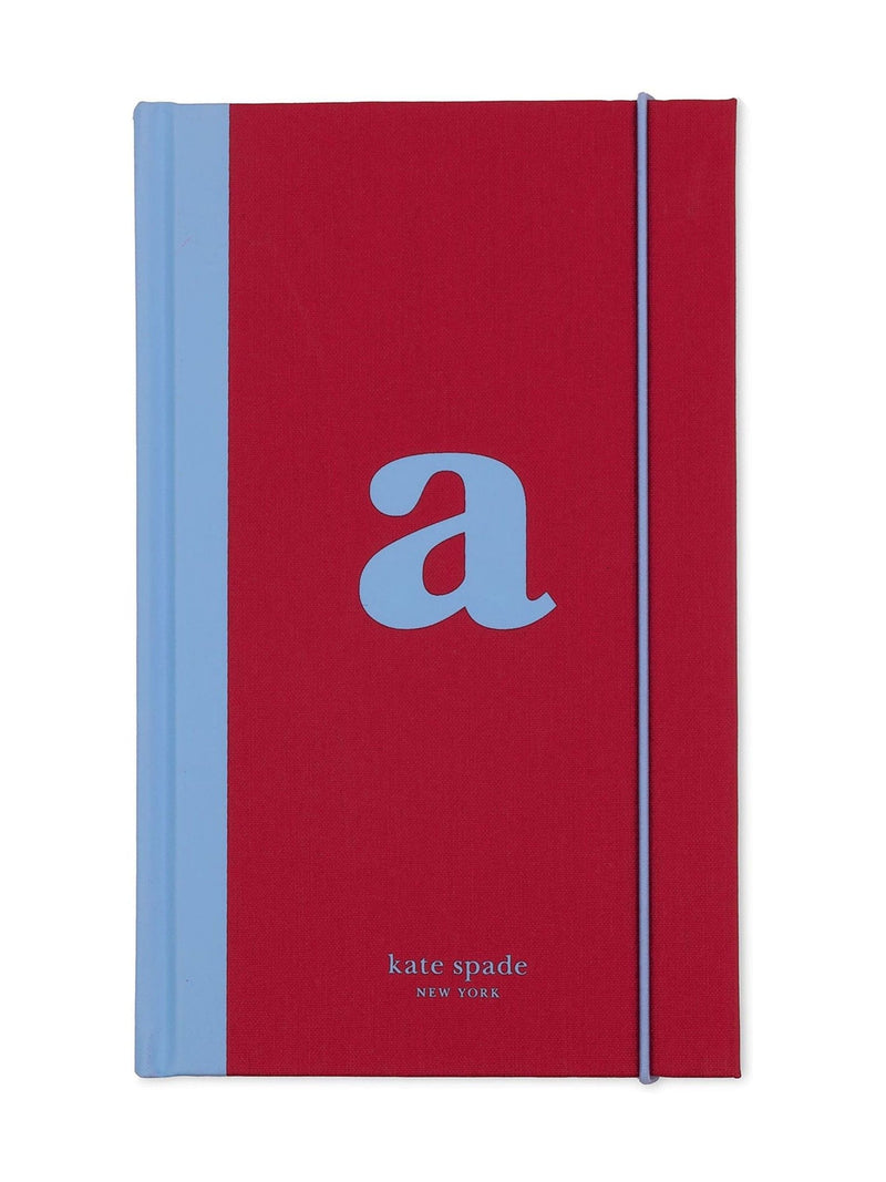 Kate Spade red monogrammed initial journal notebook (British brand)
