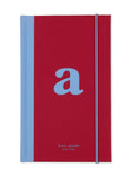 Kate Spade red monogrammed initial journal notebook (British brand)