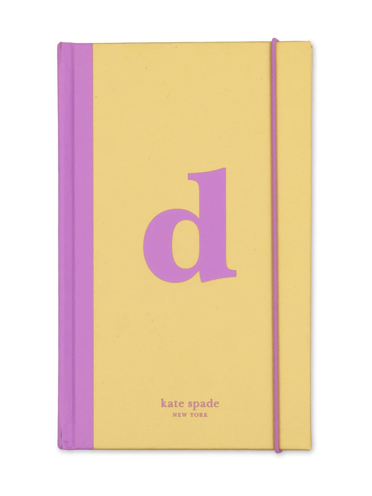 Kate Spade yellow monogram initial journal notebook - British product
