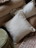 Ellenvale Interiors cream boucle cushion cover 45x45cm, UK version