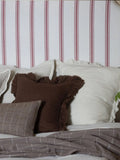 Ellenvale Interiors Dark Brown Hallie Ruffle 45 x 45cm Cushion Cover
