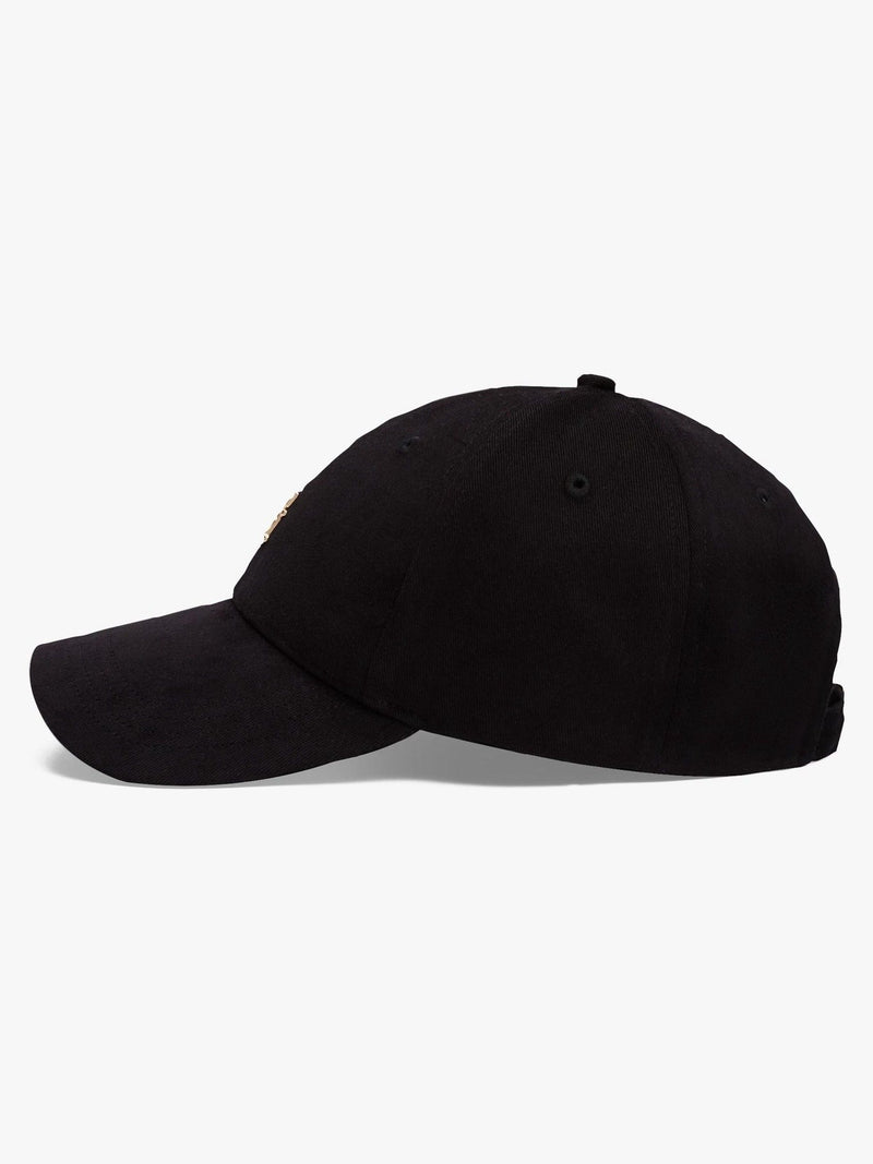 Tommy Hilfiger Black Monogram Twill Baseball Cap