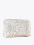 Carvela Positano vinyl clutch bag with crystals, UK version