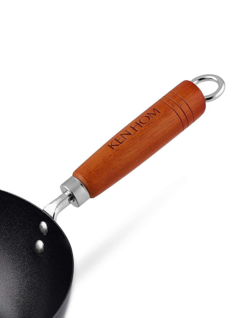 Ken Hom wok 27cm black steel non-stick - British product
