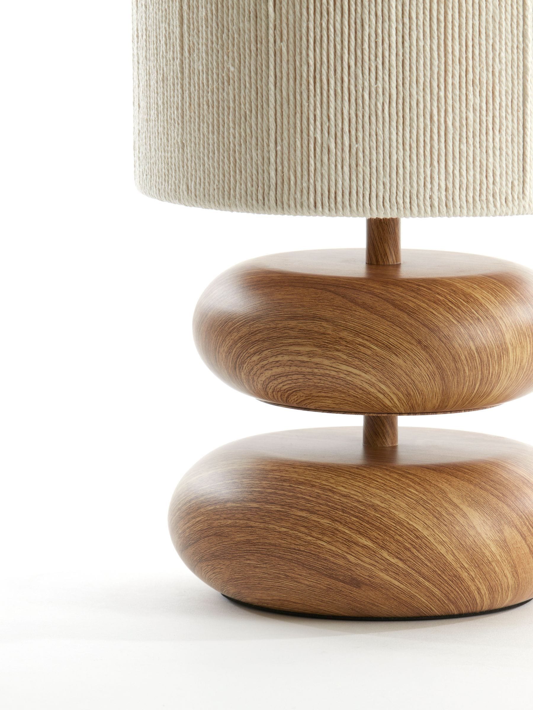 Light & Living Danialo table lamp natural jute shade (British brand)