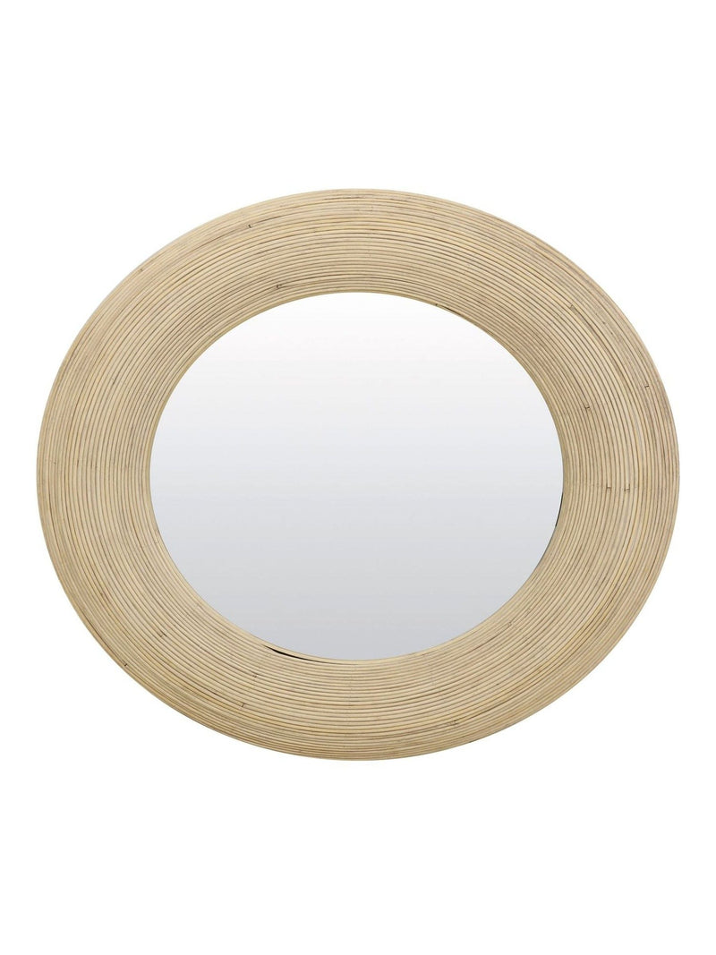 Light & Living natural Piedre rattan mirror 109.5cm, UK version