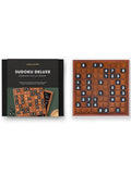 Suck UK Sudoku Deluxe wooden board game with tiles, UK version