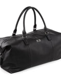 Treat Republic monogrammed weekender holdall black - British product