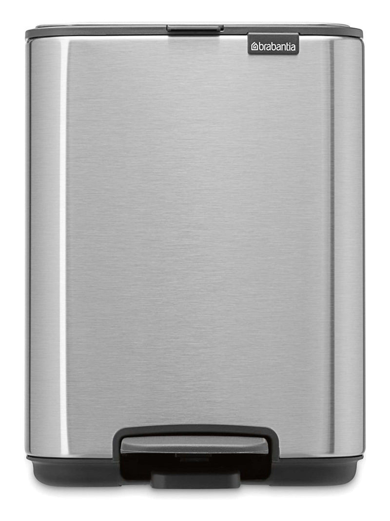 Brabantia Matt Steel Fingerprint Proof Bo Pedal Bin 4L