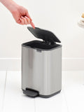 Brabantia Matt Steel Fingerprint Proof Bo Pedal Bin 4L