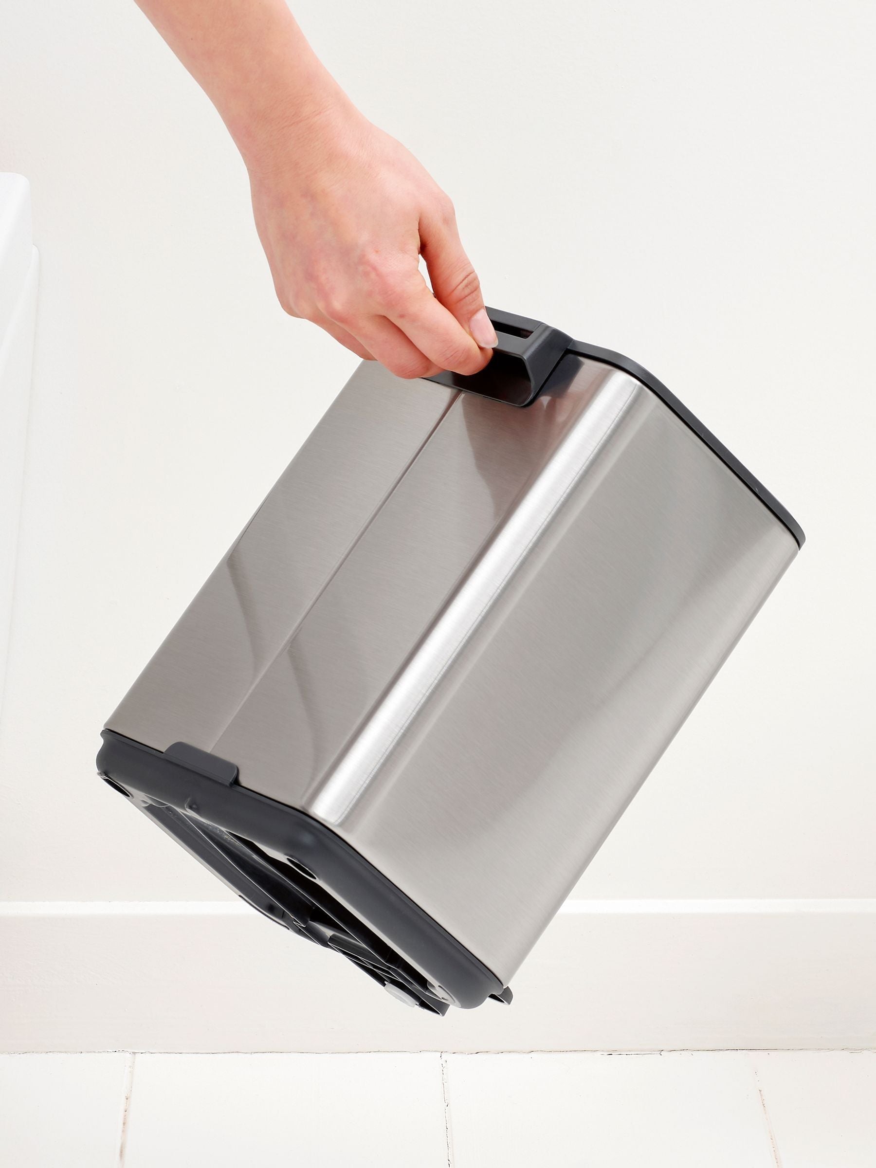Brabantia Matt Steel Fingerprint Proof Bo Pedal Bin 4L