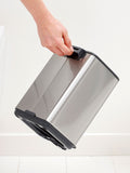 Brabantia Matt Steel Fingerprint Proof Bo Pedal Bin 4L