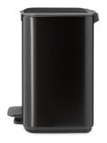 Brabantia Bo pedal bin matt black 7L (British brand)