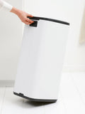 Brabantia white pedal bin 30 litres, UK version
