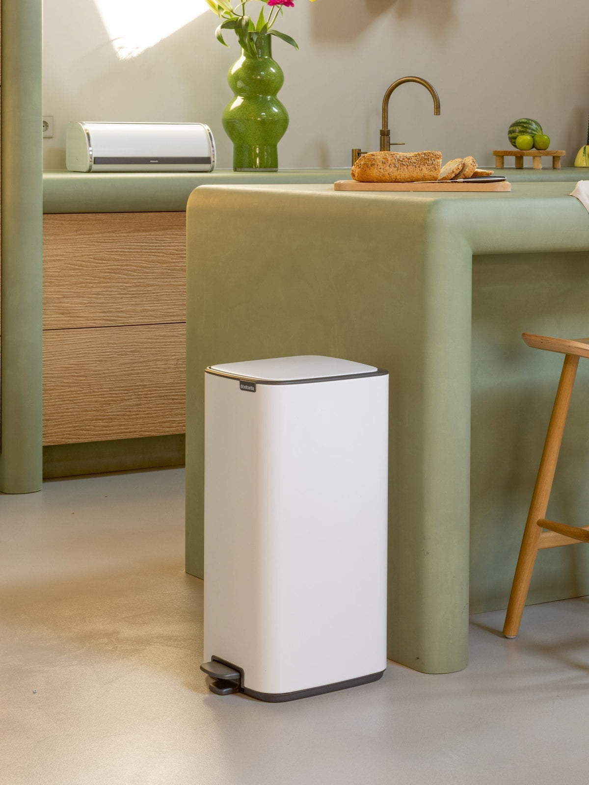 Brabantia Mineral Infinite Grey Bo Pedal Bin 30L