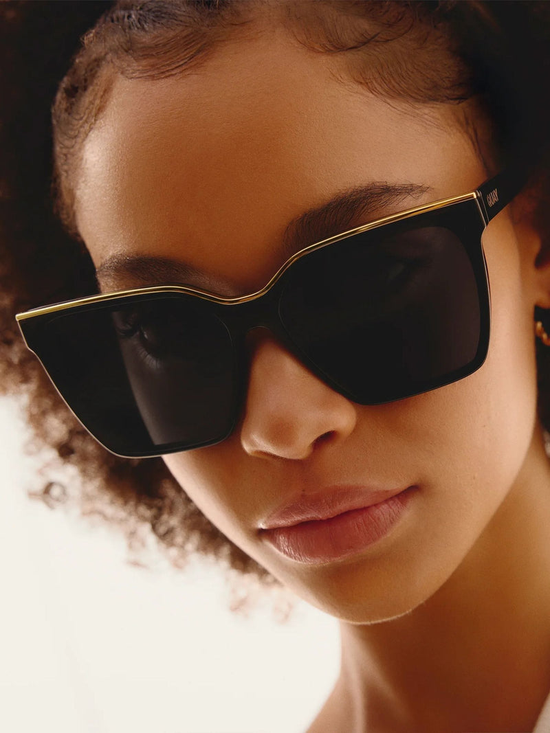 QUAY Black Level Up Sunglasses - British product