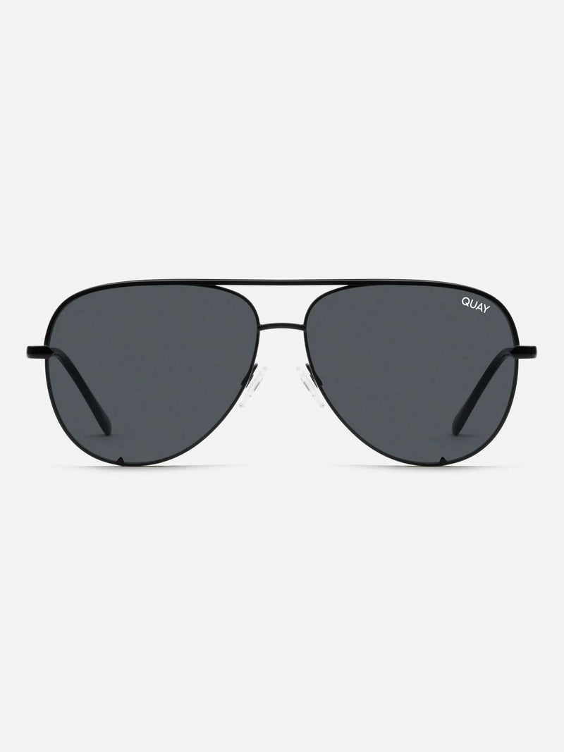 QUAY Black Ground High Key Sunglasses, UK version