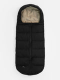 Finnson Black Alma quilted foot muff - British product