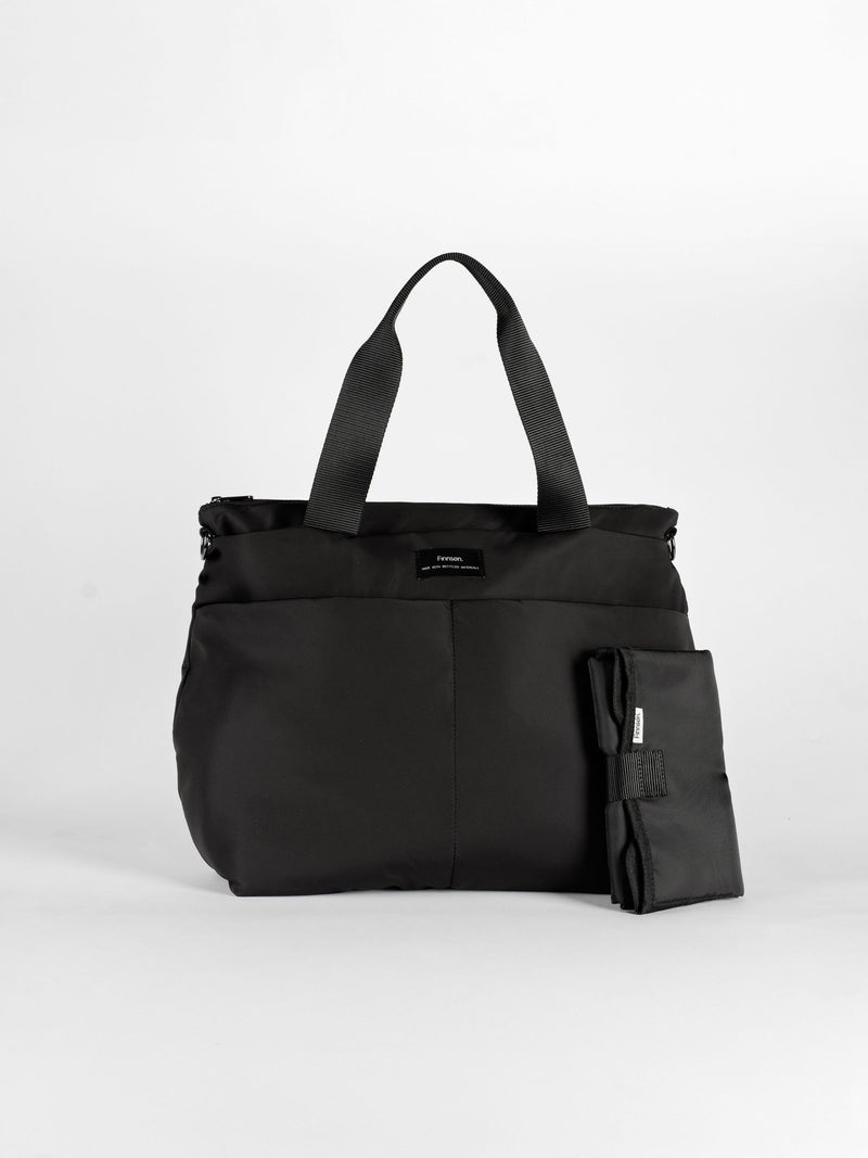 Finnson Black Sigrid Changing Bag with Changing Mat, UK version