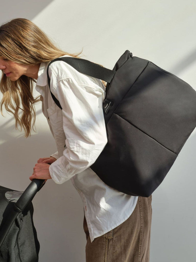 Finnson Black Sigrid Changing Bag with Changing Mat, UK version