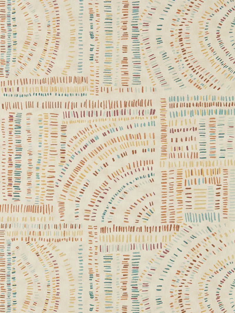 Harlequin Frescoes Defined Charcoal Chalk or Limestone Wallpaper Sample A4