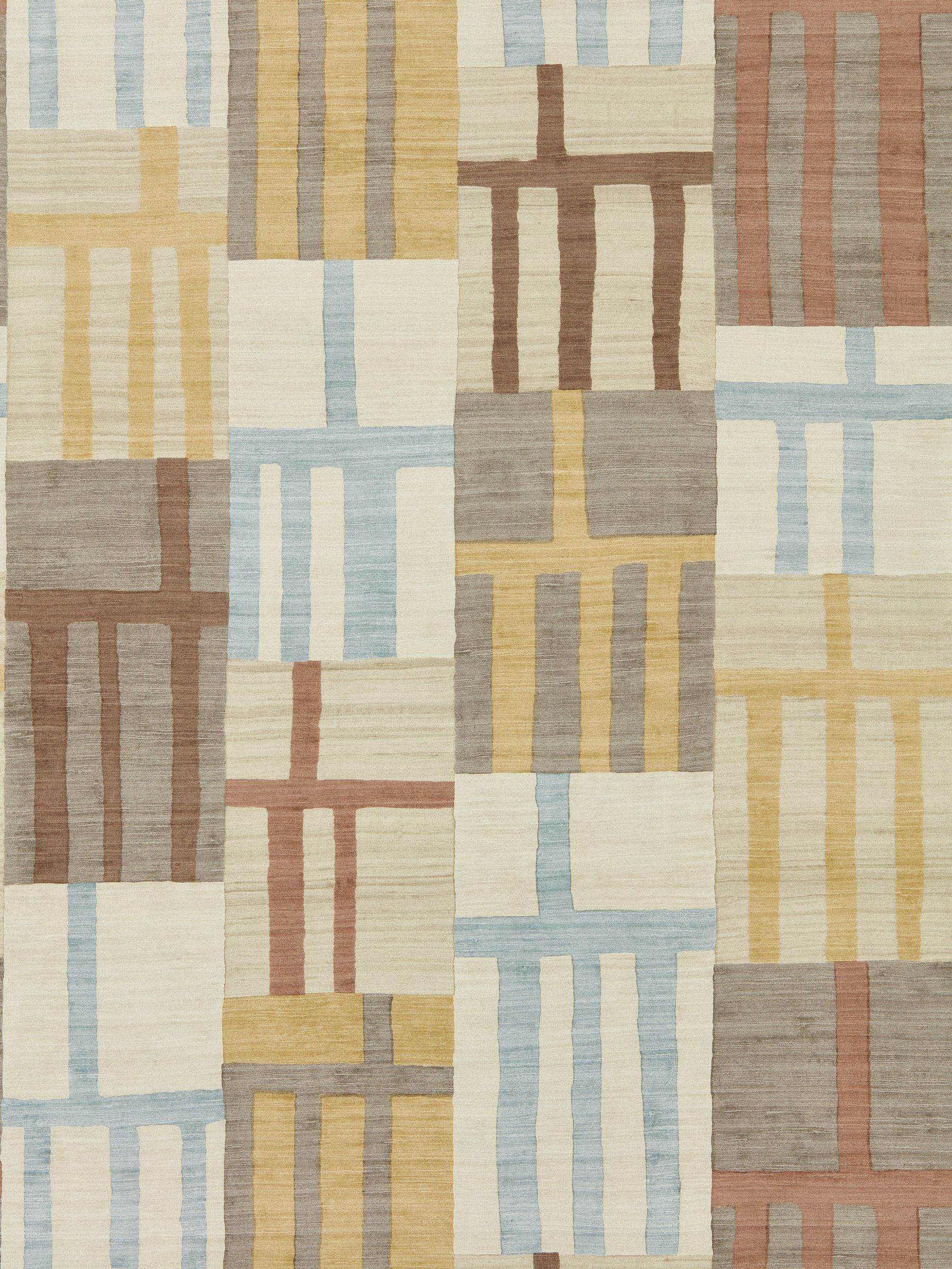 Harlequin Monolith wallpaper sample Cinnabar Amber British product