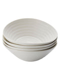 Sophie Conran white porcelain cereal bowls set of 4, imported from the UK