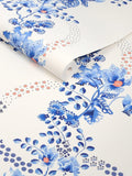 Cath Kidston wallpaper sample Road Floral A4, imported from the UK