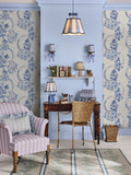 Cath Kidston wallpaper sample Road Floral A4, imported from the UK