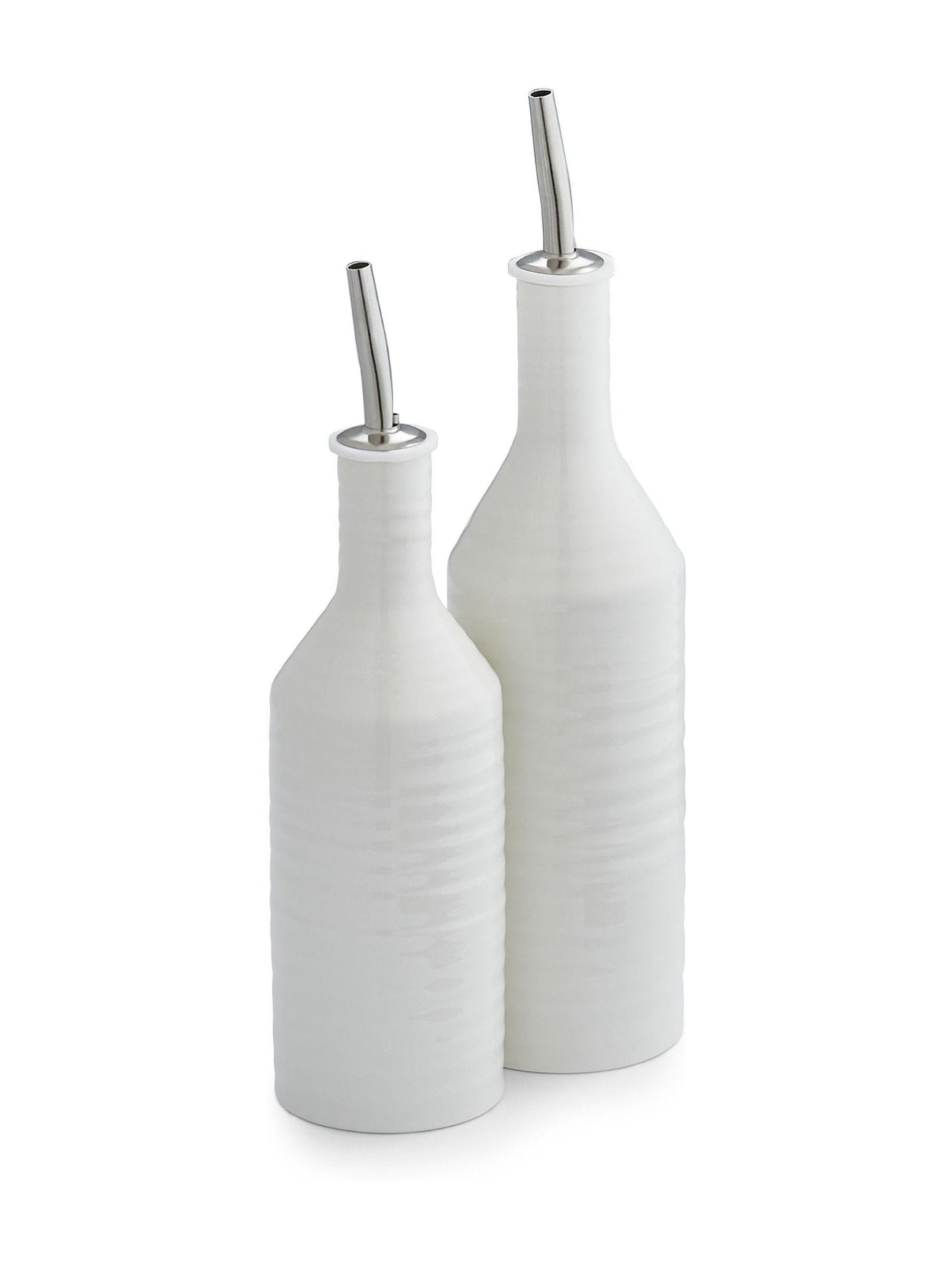 Sophie Conran white porcelain oil & vinegar drizzler set - British product