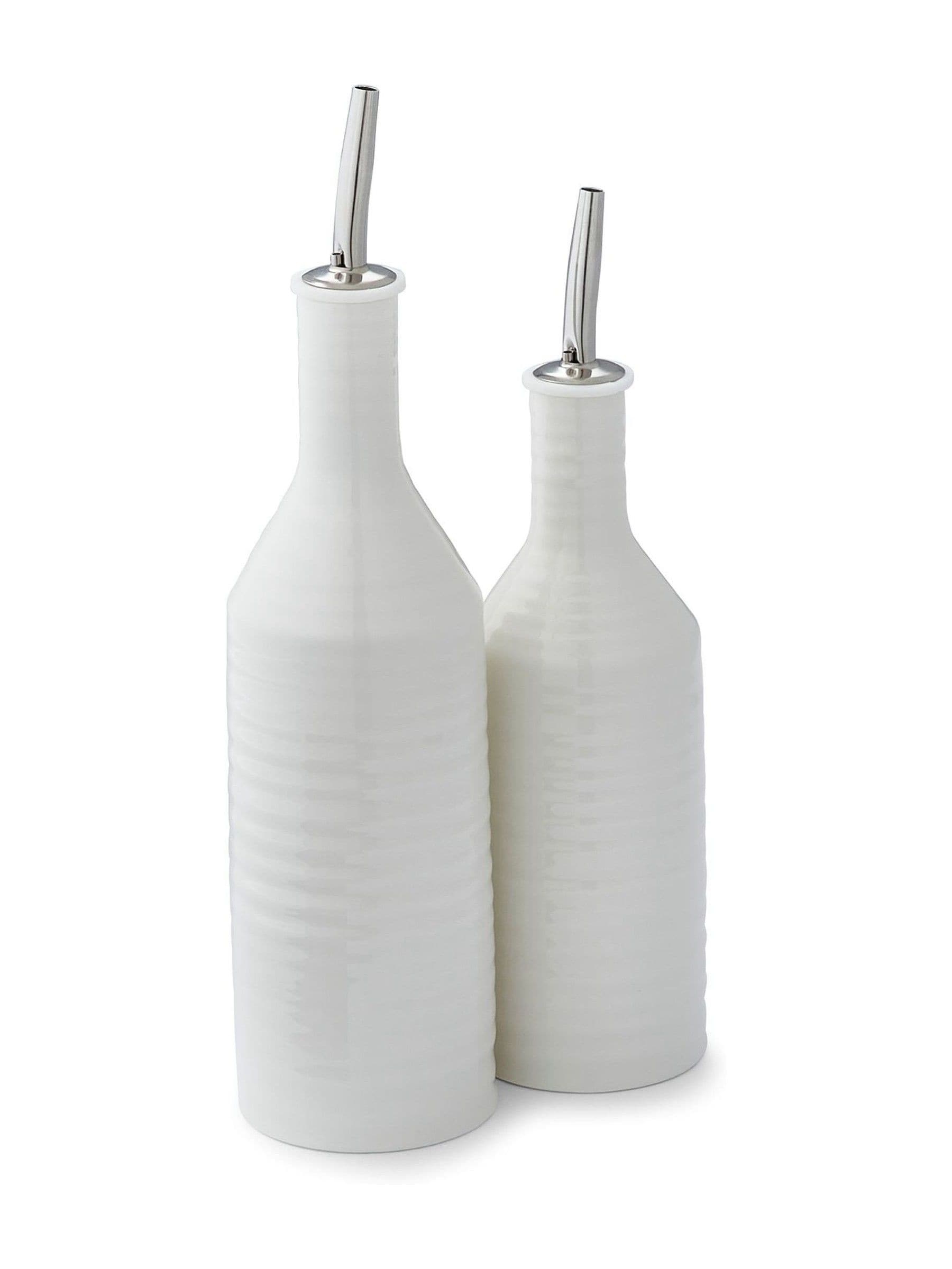 Sophie Conran white porcelain oil & vinegar drizzler set - British product