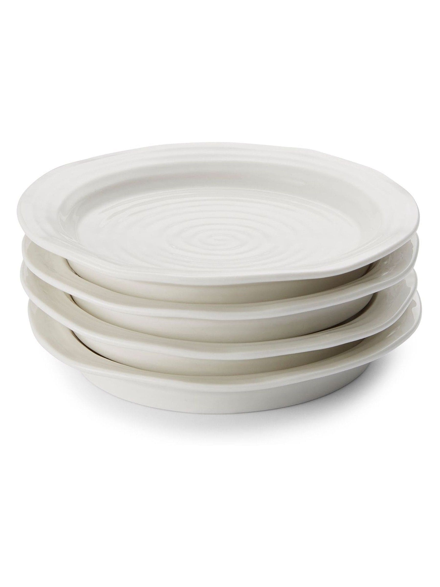 Sophie Conran white porcelain tea plates set of 4 15cm (British brand)