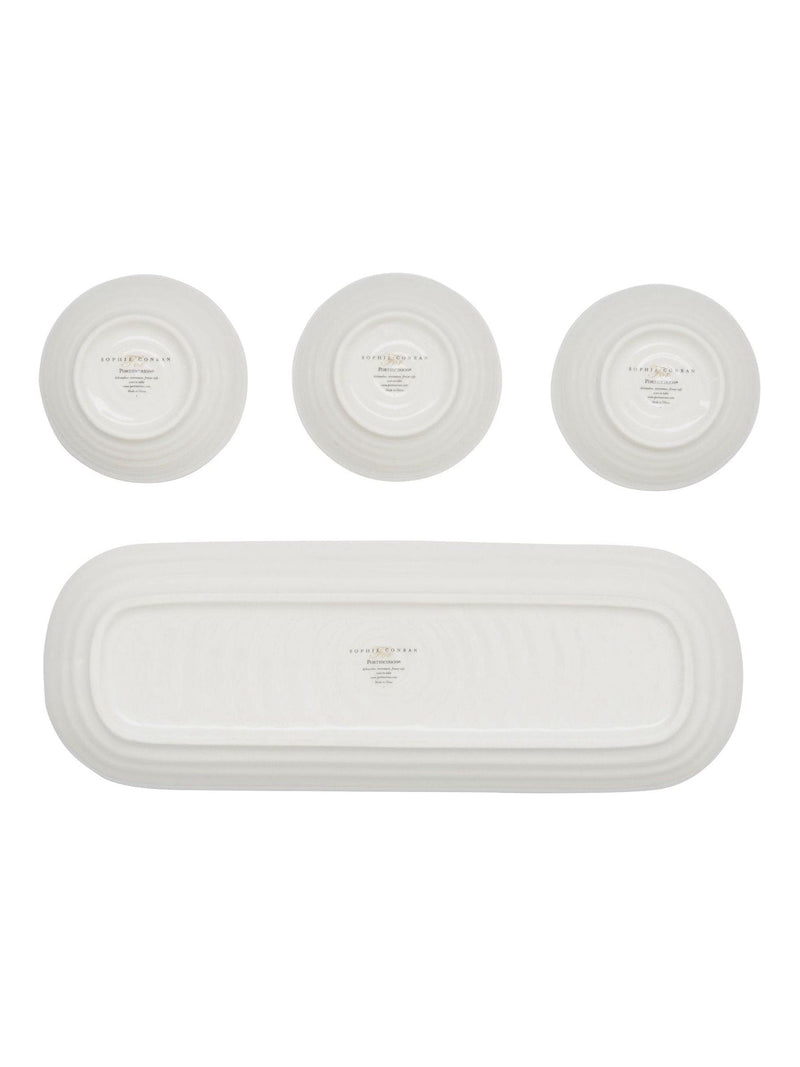 Sophie Conran white porcelain bowls and tray set, imported from the UK