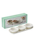 Sophie Conran white porcelain bowls and tray set, imported from the UK